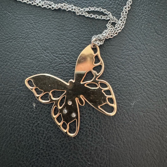 NOMINATION Gold Butterfly Pendant Necklace -Italian Brand 🇮🇹 - Picture 7 of 8